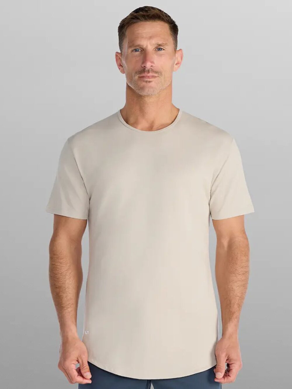 BYLT Basics Drop-Cut LUX T-Shirt Dove Gray Men’s Medium